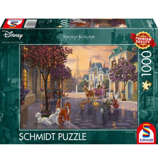 Schmidt - Thomas Kinkade: Disney - Aristocats (1000 brikker)