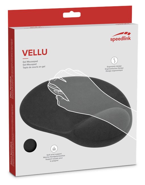 Speedlink - VELLU Gel Mousepad, black