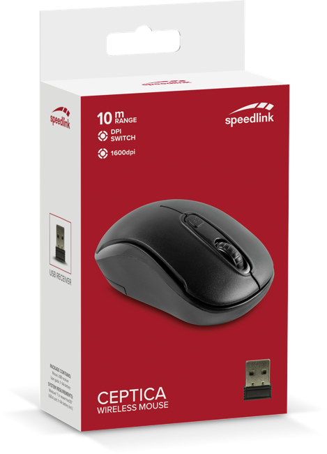 Speedlink - CEPTICA Mouse - Wireless, black