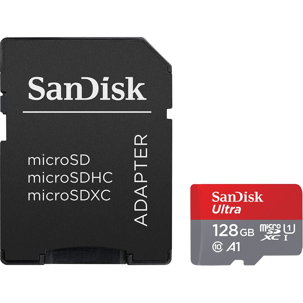 SANDISK - MicroSDXC Mobil Ultra 128GB 140MB/s UHS-I Adap - Elektronikk