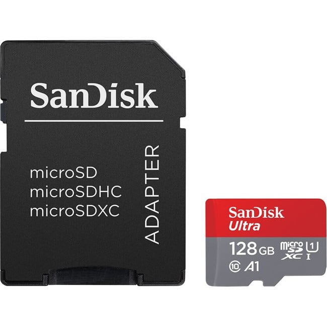 SANDISK - MicroSDXC Mobil Ultra 128GB 140MB/s UHS-I Adap
