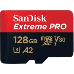 SANDISK - MicroSDXC Extreme Pro - 128GB 200MB/s A2 C10 V30 UHS-I