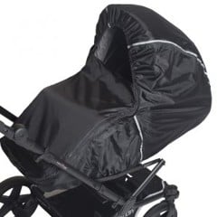 Basson Baby - Flap/Combv. Rain Slip. Lynl. Black 80-90 Cm.