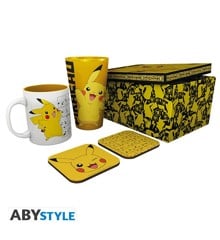 POKEMON - Pck Glass XXL + Mug + 2 Coasters Pikachu