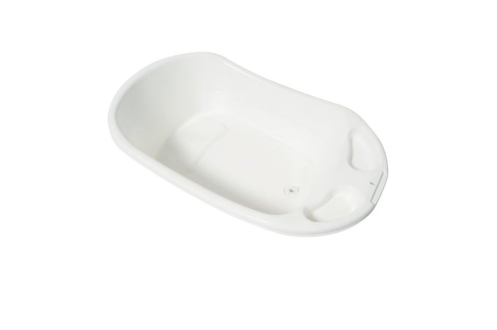 Basson Baby - Large Bath With Stopper White 40 Liters 80X47X20 Cm