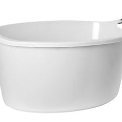 Basson Baby - Bath 60L White With Plug