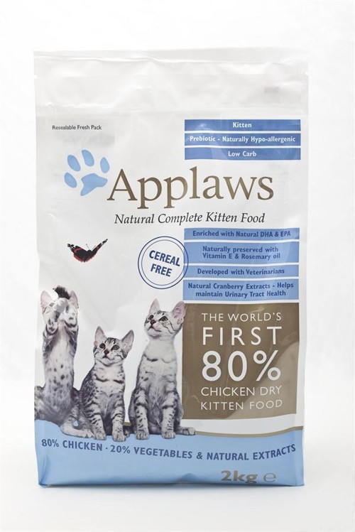 Applaws Complete Natural and Grain Free Dry Kitten Cat Food with