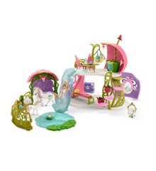Schleich - Bayala - Glittering flower house with stable (42445)
