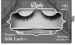 Dashy - Premium Silk Lashes + 5 ml Adhesive So Sweet