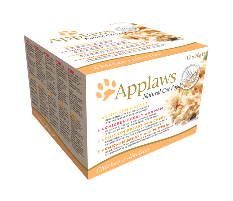 Applaws - Wet Cat Food Multipack 12x70 - Chicken collection (171-017)
