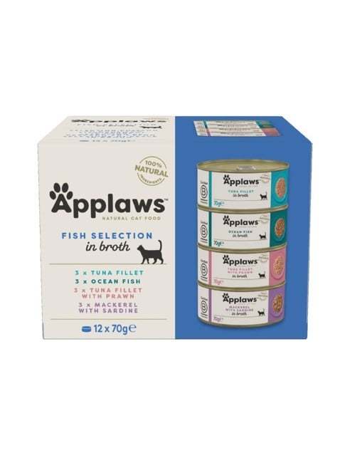 Applaws - Wet Cat Food Multipack 12x70gr - Fish collection (171-018)