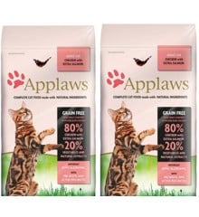 Applaws - 2 x Cat Food - Adult salmon - 7,5kg