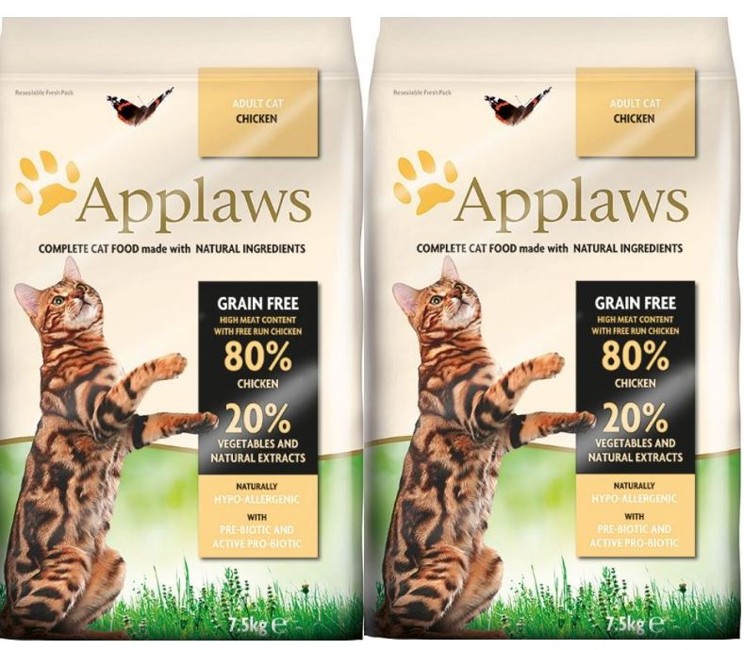 Applaws - 2 x 7,5kg Cat Adult Chicken