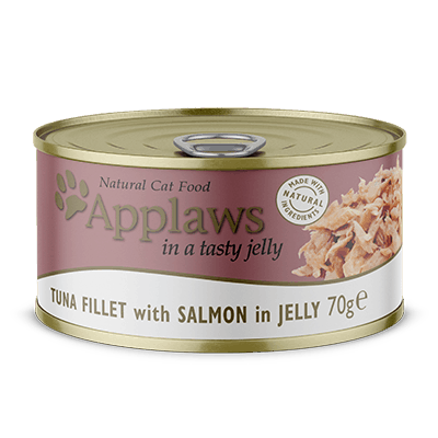Applaws - 12 x Wet Cat Food in Jelly 70 g - Tuna-salmon - Kjæledyr og utstyr