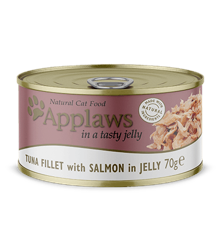 Applaws - 12 x Wet Cat Food in Jelly 70 g - Tuna-salmon