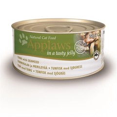 Applaws - 12 x Wet Cat Food in Jelly 70 g - Tuna & seaweed