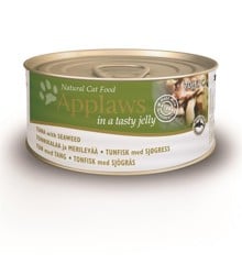 Applaws - 24 x Wet Cat Food in Jelly 70 g - Tuna & seaweed