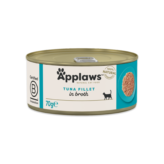 Applaws - 24 x Wet Cat Food 70 g - Tuna Fillet