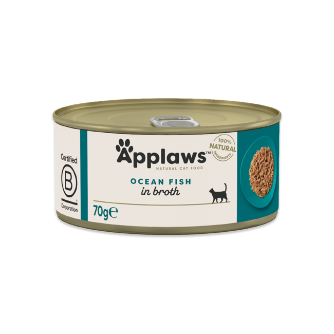 Applaws - 24 x Wet Cat Food 70 g - Ocean Fish