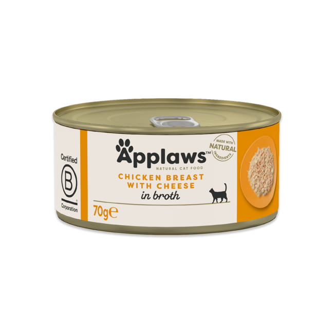 Applaws - 24 x Wet Cat Food 70 g - Chicken & Cheese