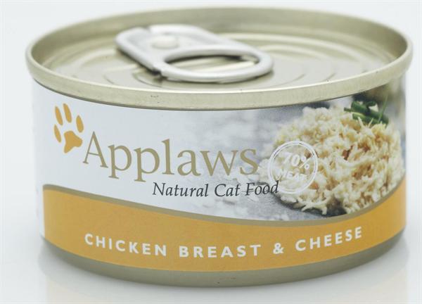 Applaws - 12 x Wet Cat Food 70 g - Chicken&Cheese - Kjæledyr og utstyr