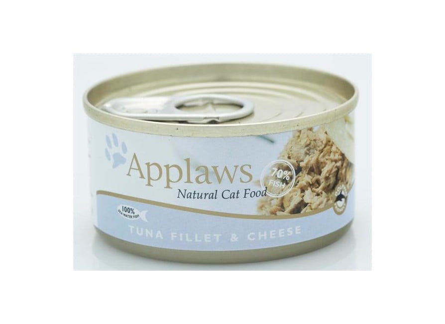 Applaws - 12 x Wet Cat Food 70 g - Tuna & Cheese