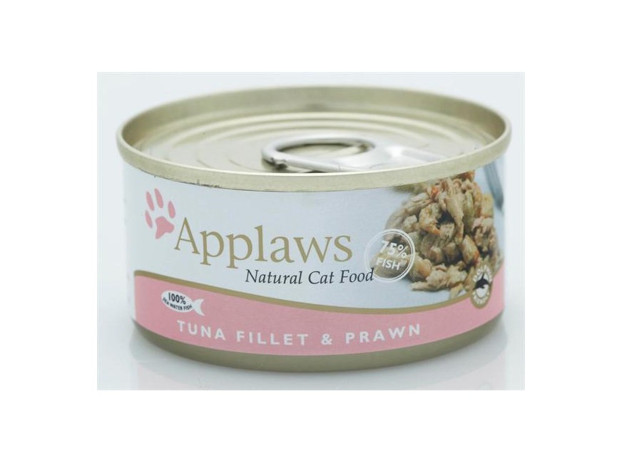 Applaws - 12 x Wet Cat Food 70 g - Tuna & Prawn