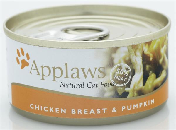 Applaws - 12 x Wet Cat Food 70 g - Chicken&Pumpkin