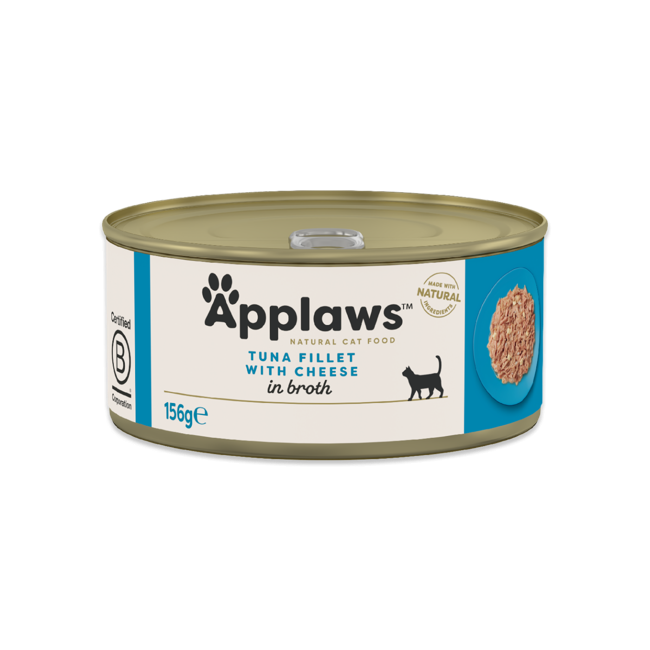 Applaws - 24 x Wet Cat Food 70 g - Tuna & Cheese