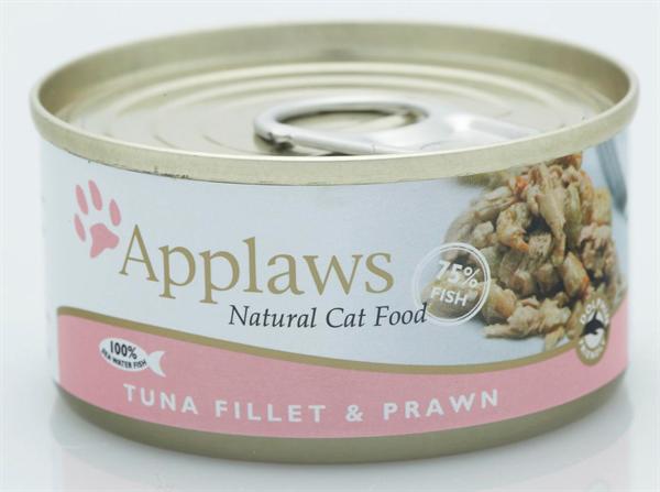 Applaws - 24 x Wet Cat Food 70 g - Tuna&Prawn