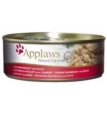 Applaws - 12 x Wet Cat Food 156 g - Chicken & Duck (obs bedst før 2024-05-21)