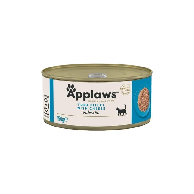 Applaws - 12 x Wet Cat Food 156 g - Tuna & Cheese