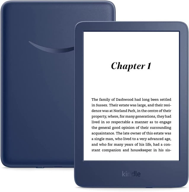 Amazon - Kindle (2022-udgivelse) 6" High-Res Denim, med annoncer