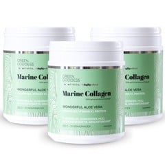 Green Goddess - Marine Collagen - Wonderful Aloe Vera 250 g x 3