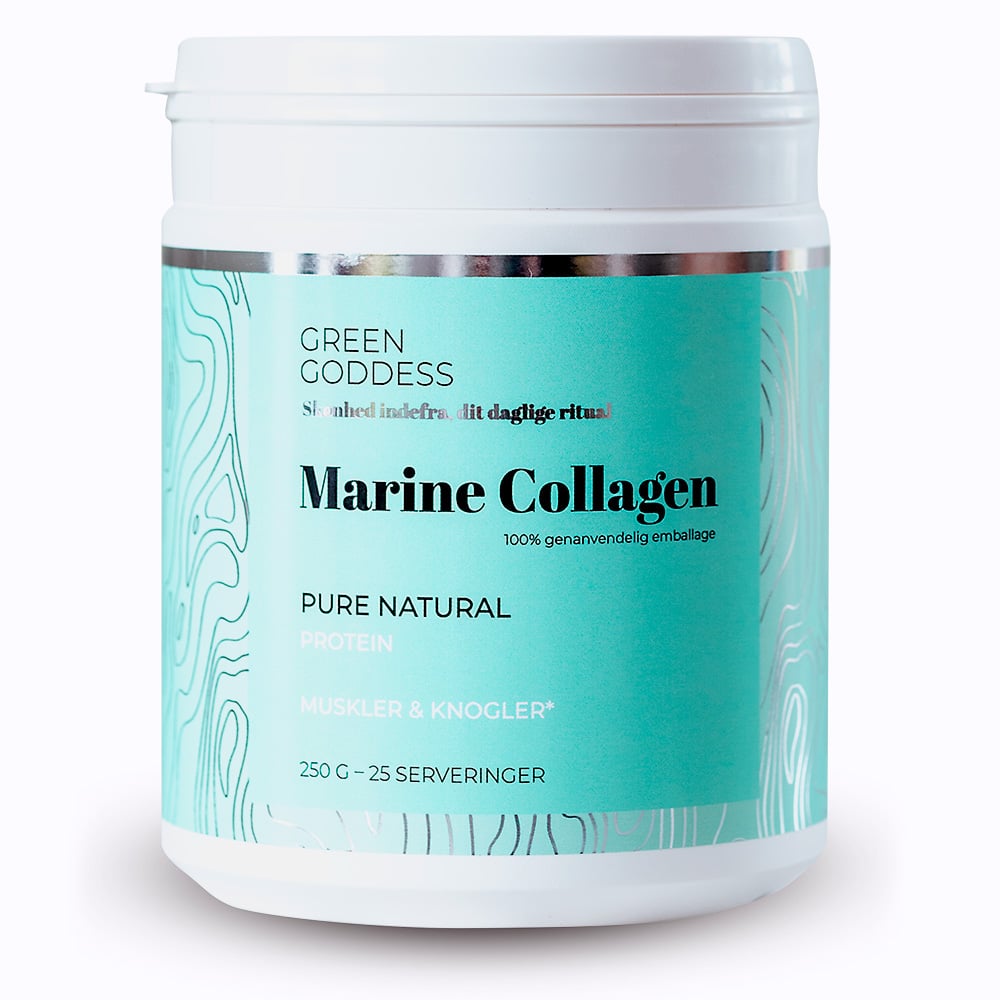 Green Goddess - Marine Collagen - Pure Natural 250 g - Helse og personlig pleie
