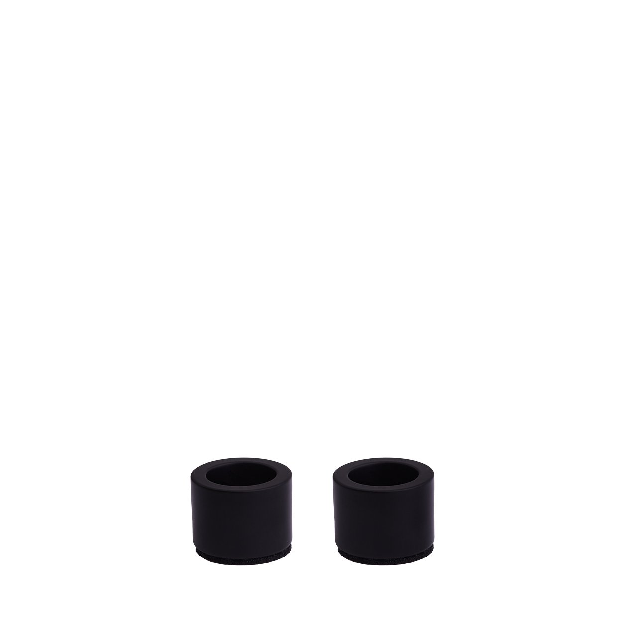 Uyuni - Light Candle holder taper - 2-pack - Matte Black (UL-30430) - Hjemme og kjøkken