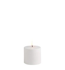 Uyuni - Outdoor LED  pillar candle - White (UL-OU-WH78078)