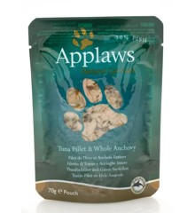 Applaws - 12 x Wet Cat Food 70 g pouch - Tuna & Anchovey