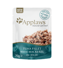 Applaws - 16 x Wet Cat Food 70 g Jelly pouch - Tuna Mackerel