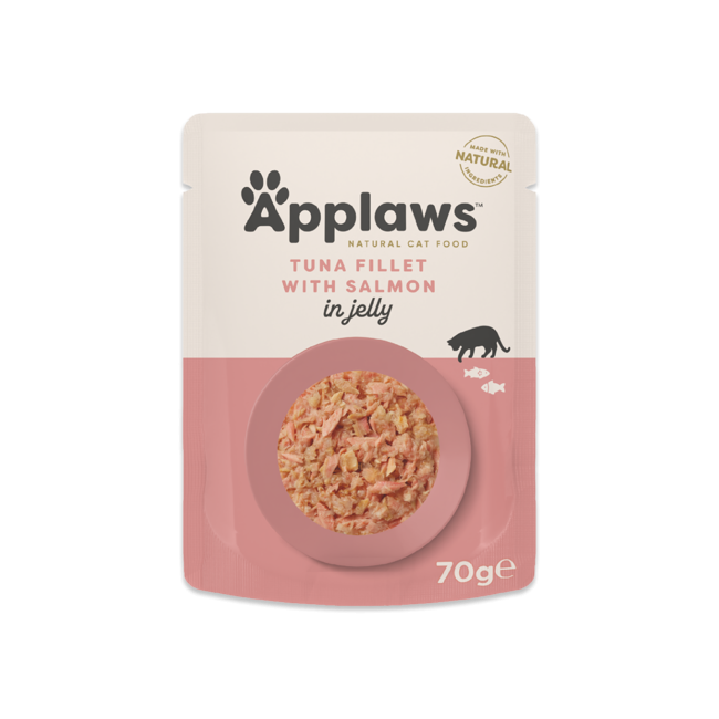 Applaws - 16 x Wet Cat Food 70 g Jelly pouch - Tuna Salmon