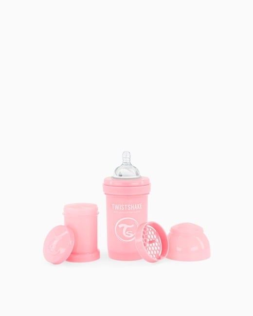 Twistshake - Anti-kolik Sutteflaske Pastel Pink 180 ml