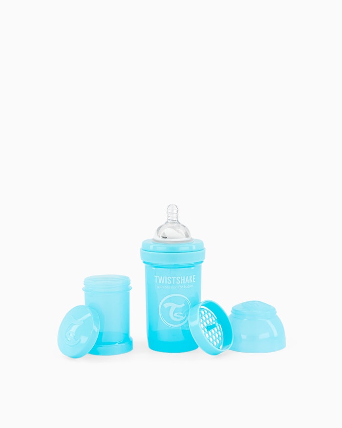 Twistshake - Anti-Colic Baby Bottle Pastel Blue 180 ml - Baby og barn