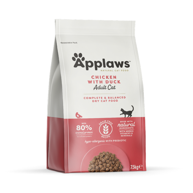 Applaws - Cat food - Chicken & Duck - 7,5 kg (174-074)