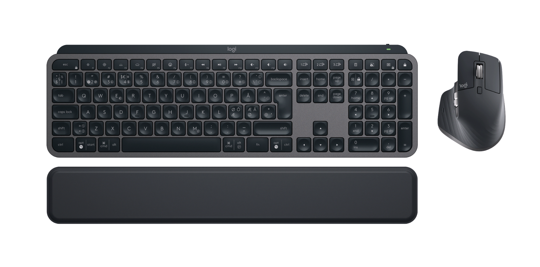 Logitech - MX Keys S Performance Combo Keyboard and Mouse Set