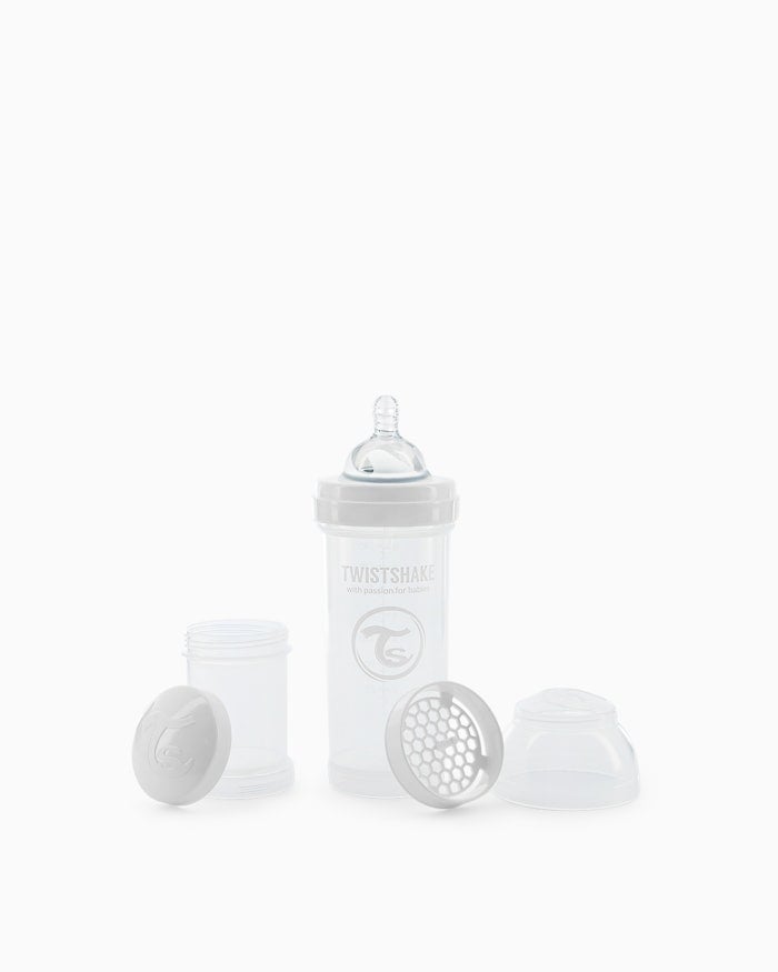 Twistshake - Anti-Colic Baby Bottle White 260 ml - Baby og barn