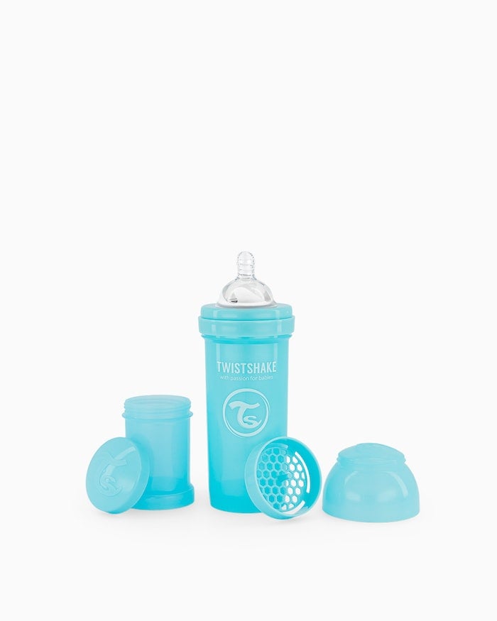 Twistshake - Anti-Colic Baby Bottle Pastel Blue 260 ml - Baby og barn
