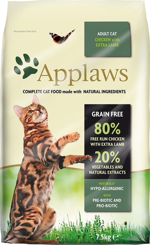 Applaws - Kattefoder - Kylling & Lam - 7,5 kg