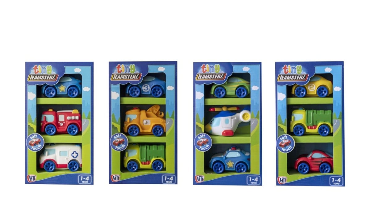 Tiny Teamsterz - 3 pack - Soft Vehicle
