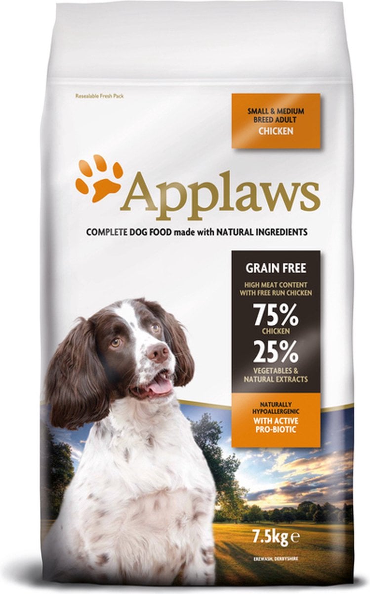 Applaws - Dog Food - Chicken - 7,5 kg (175-074) - Kjæledyr og utstyr