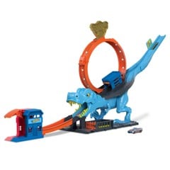 Hot Wheels - City T-Rex Loop And Stunt Legesæt